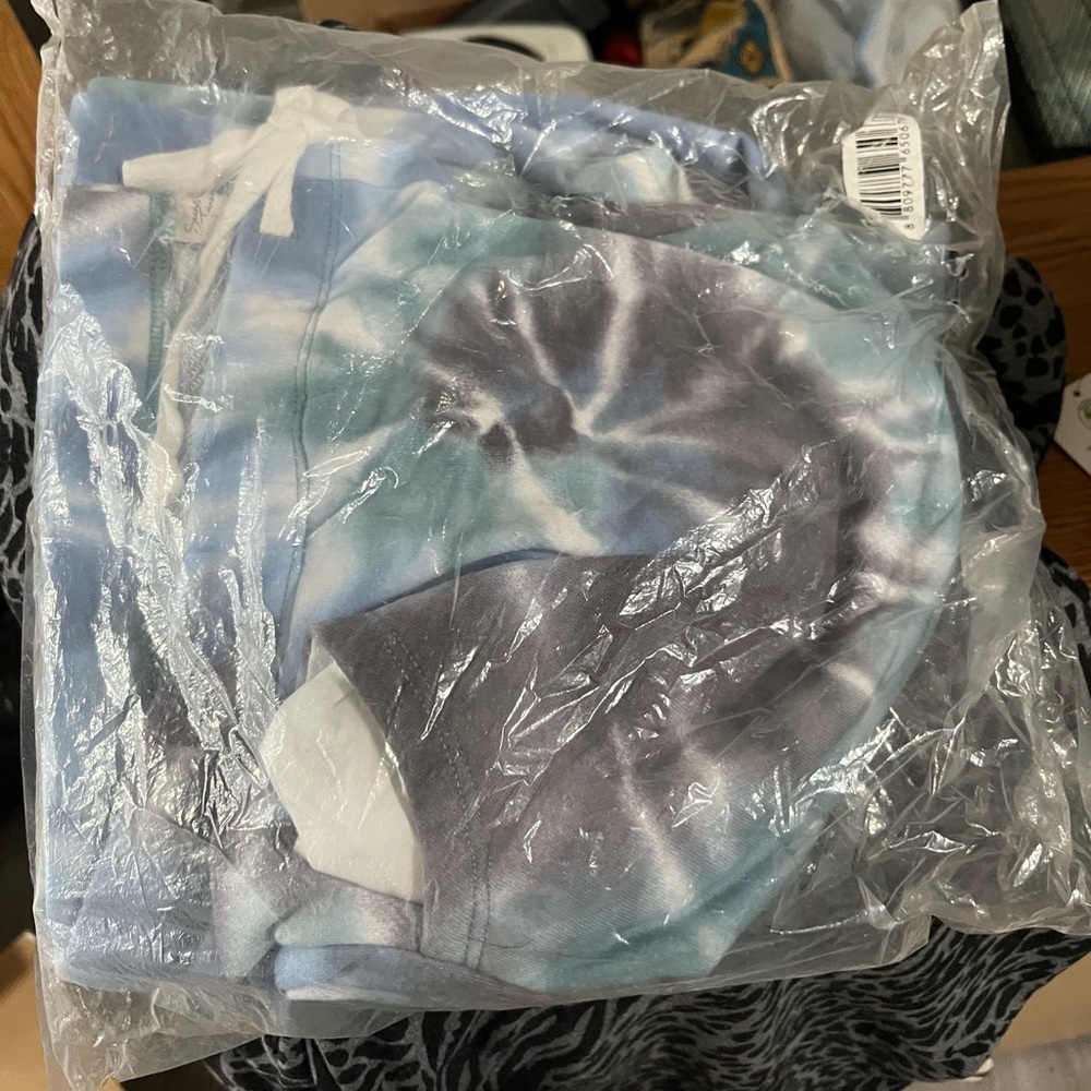 Secret Treasures Tie Dye Print Pajama Pants